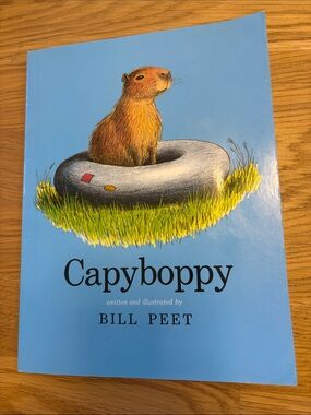 Capyboppy by Bill Peet - Blue Cover with Illustrated Capybara
